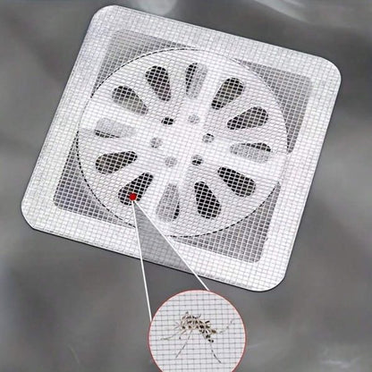 Multifunctional Net Sticker Drainer Net For Bathroom – Kitchen Etc | Window Screen Repair Patches For Door Window ( Pack of 10)