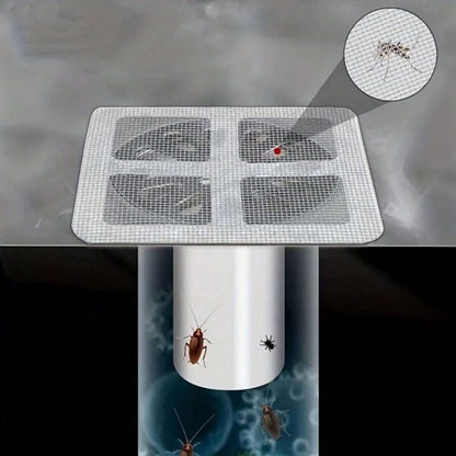 Multifunctional Net Sticker Drainer Net For Bathroom – Kitchen Etc | Window Screen Repair Patches For Door Window ( Pack of 10)