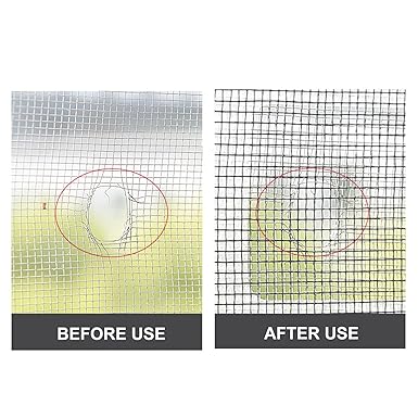 Multifunctional Net Sticker Drainer Net For Bathroom – Kitchen Etc | Window Screen Repair Patches For Door Window ( Pack of 10)