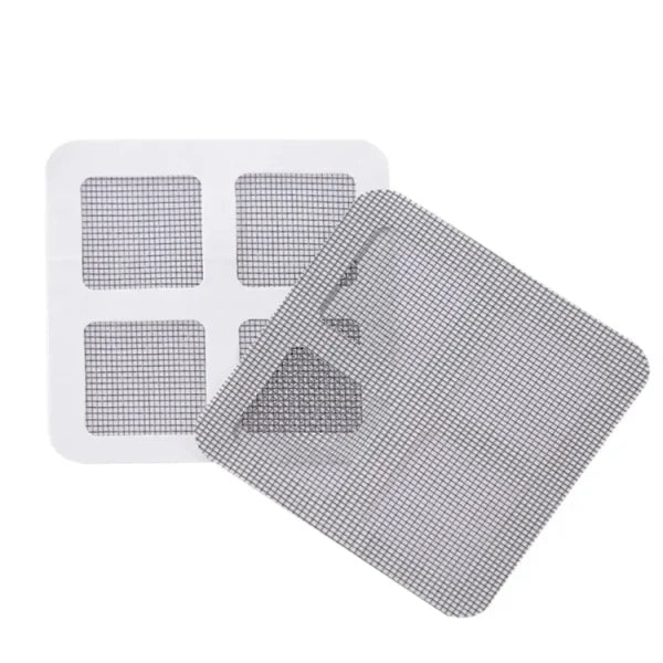 Multifunctional Net Sticker Drainer Net For Bathroom – Kitchen Etc | Window Screen Repair Patches For Door Window ( Pack of 10)