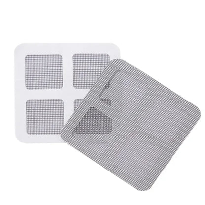 Multifunctional Net Sticker Drainer Net For Bathroom – Kitchen Etc | Window Screen Repair Patches For Door Window ( Pack of 10)