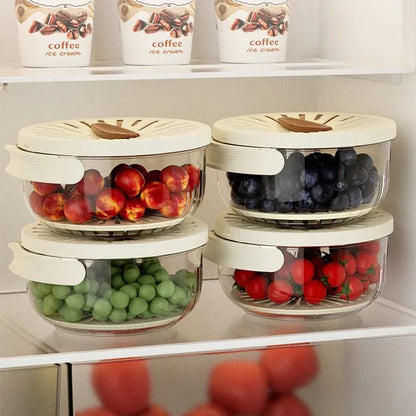 2 In 1 Vegetable Drainer And Strainer Fruit Basket