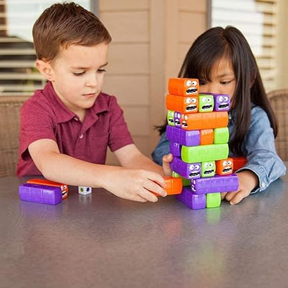 Wobbly Worms Tower Balancing Game | Tower Tumbling Stacking Board Games Building Blocks