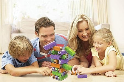 Wobbly Worms Tower Balancing Game | Tower Tumbling Stacking Board Games Building Blocks